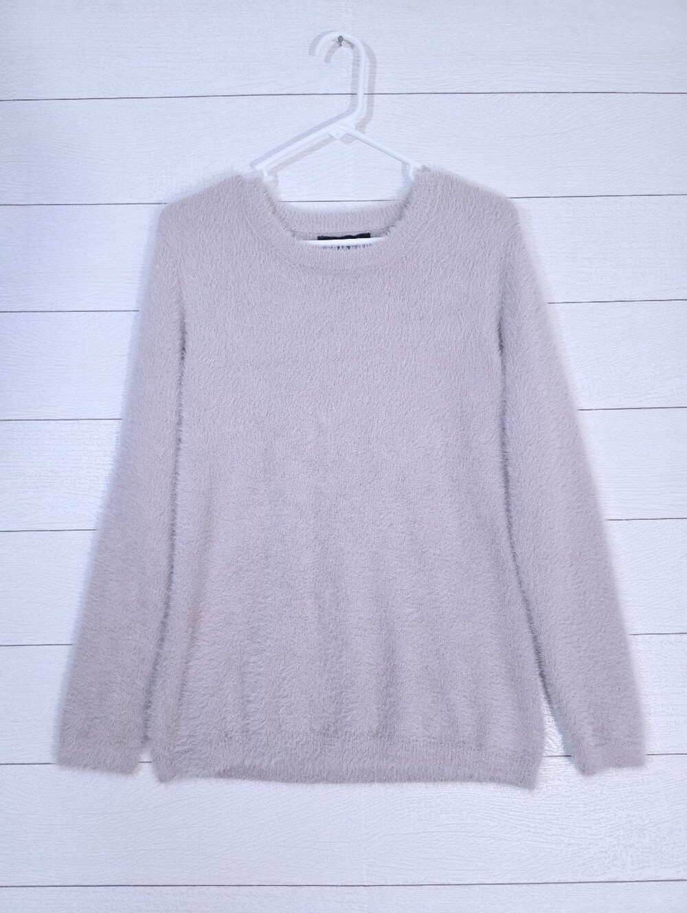 Ellen Tracy Eyelash Knit Fuzzy Sweater Small